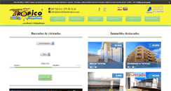 Desktop Screenshot of inmobiliariatropico.com