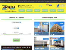 Tablet Screenshot of inmobiliariatropico.com